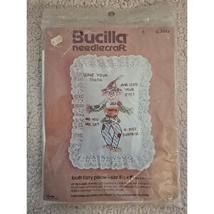 Vintage Bucilla Needlecraft "Tooth Fairy Pillow" Kit NIB